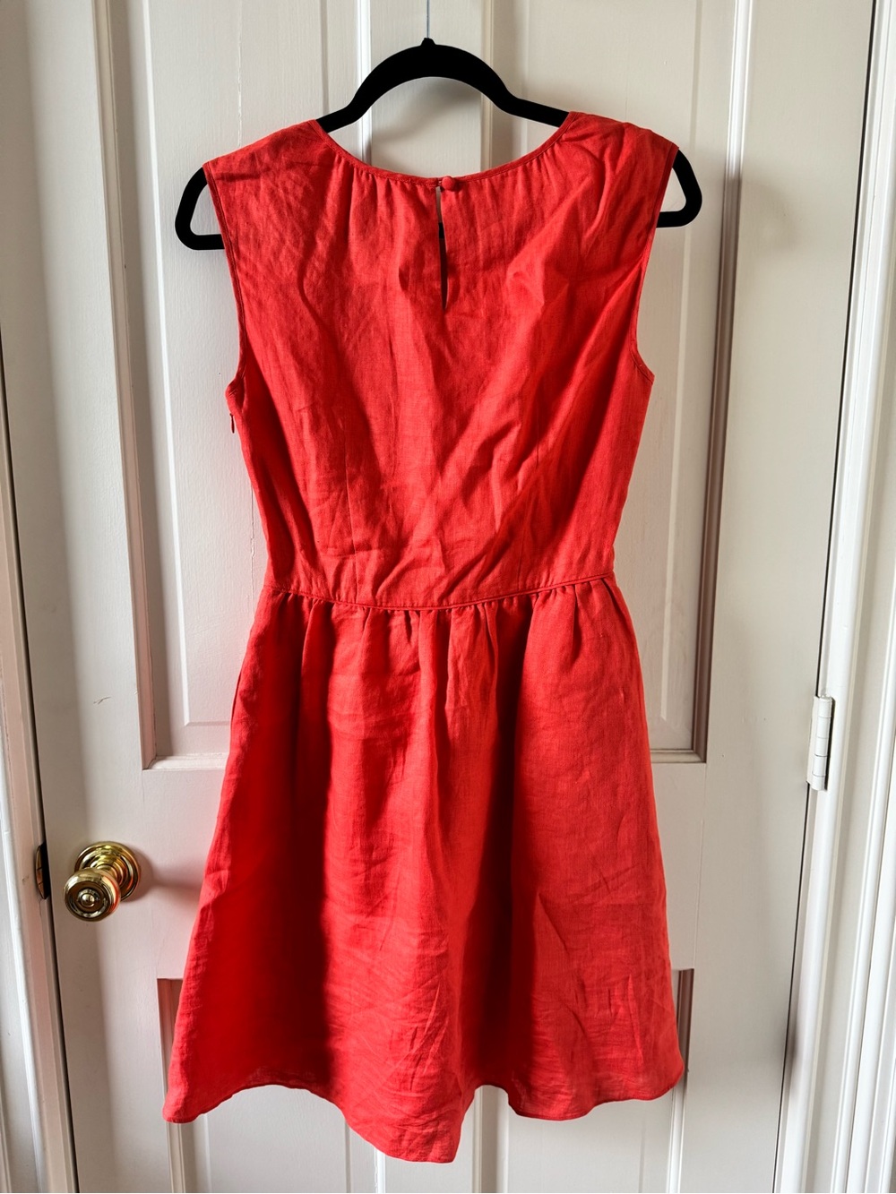 J Crew Sleeveless Linen Dress, Size 2 - Picture 2 of 5